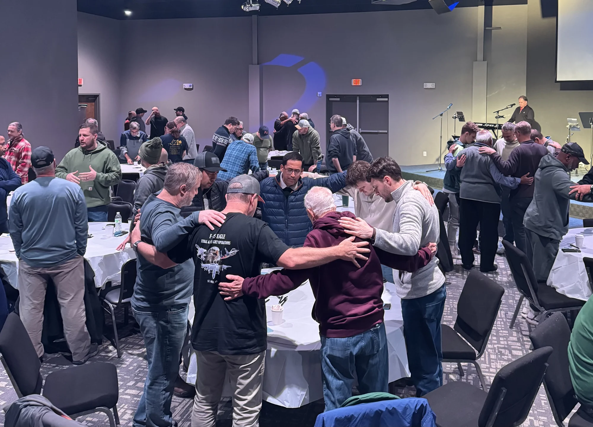 Men’s ministry — church photo or information
